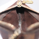 LOUIS VUITTON Damier Ebene Pochette Cles Coin Purse N62658 LV Auth 210119-17