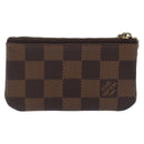 LOUIS VUITTON Damier Ebene Pochette Cles Coin Purse N62658 LV Auth 210119-3