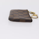 LOUIS VUITTON Damier Ebene Pochette Cles Coin Purse N62658 LV Auth 210119-4