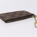 LOUIS VUITTON Damier Ebene Pochette Cles Coin Purse N62658 LV Auth 210119-6