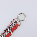 CHANEL Bracelet Tweed Multicolor Silver CC Auth 210120V-7