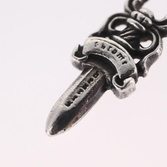 Chrome Hearts Dagger Pendant Top Ag925 Silver Auth 210122M