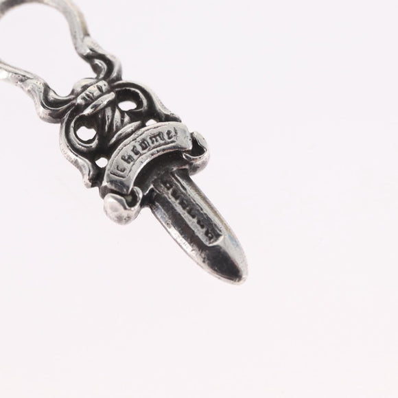 Chrome Hearts Dagger Pendant Top Ag925 Silver Auth 210122M