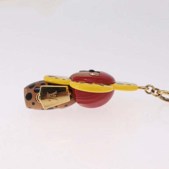 LOUIS VUITTON Porte Cles Vivienne Infinity Dot Charm metal M01146 Auth 210124M