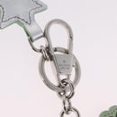 GUCCI GG Supreme Yuko Higuchi Boris Key Holder PVC Green Silver Auth 210125SM-6