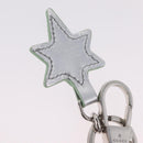 GUCCI GG Supreme Yuko Higuchi Boris Key Holder PVC Green Silver Auth 210125SM-7