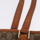 GUCCI GG Canvas Sherry Line Tote Bag Beige Gold 139260 Auth 210127-10