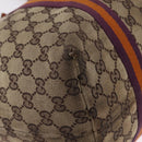 GUCCI GG Canvas Sherry Line Tote Bag Beige Gold 139260 Auth 210127-12