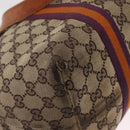 GUCCI GG Canvas Sherry Line Tote Bag Beige Gold 139260 Auth 210127-14