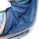 LOUIS VUITTON Monogram Denim Buggy PM Shoulder Bag Blue M95049 LV Auth 210141V-23