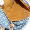 LOUIS VUITTON Monogram Denim Buggy PM Shoulder Bag Blue M95049 LV Auth 210141V-10