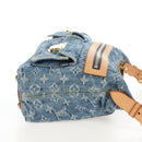 LOUIS VUITTON Monogram Denim Buggy PM Shoulder Bag Blue M95049 LV Auth 210141V-4