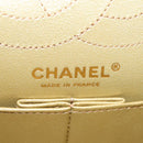 CHANEL 2.55 Matelasse Chain Bag Leather Multicolor Gold CC Auth 210143SM-24