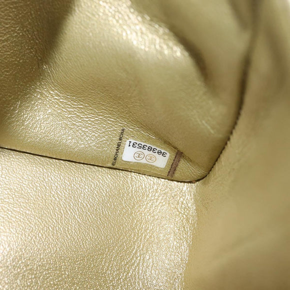 CHANEL 2.55 Matelasse Chain Bag Leather Multicolor Gold CC Auth 210143SM