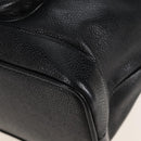 CHANEL Backpack Caviar Skin Black Gold CC Auth 210144M-12