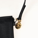 CHANEL Backpack Caviar Skin Black Gold CC Auth 210144M-17