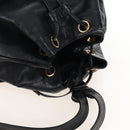 CHANEL Backpack Caviar Skin Black Gold CC Auth 210144M-6