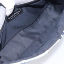 CHANEL Chain Patchwork Shoulder Bag Denim Blue Silver CC Auth 210149SM-20