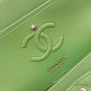 CHANEL Matelasse23 Chain Shoulder Bag Caviar Skin Green Gold CC Auth 210152SM-21