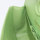 CHANEL Matelasse23 Chain Shoulder Bag Caviar Skin Green Gold CC Auth 210152SM-24