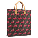 LOUIS VUITTON Monogram Cherry Sac Plat Hand Bag M95010 LV Auth 210155SAM-1