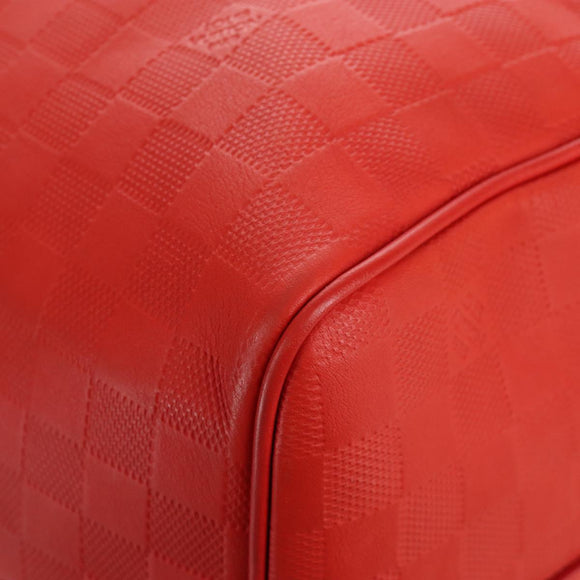 LOUIS VUITTON Damier Infini Keepall Bandouliere 45 Bag N41142 LV Auth 210157V