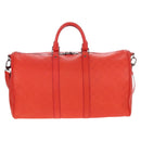 LOUIS VUITTON Damier Infini Keepall Bandouliere 45 Bag N41142 LV Auth 210157V-2