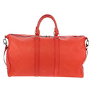 LOUIS VUITTON Damier Infini Keepall Bandouliere 45 Bag N41142 LV Auth 210157V-3