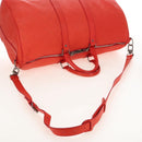 LOUIS VUITTON Damier Infini Keepall Bandouliere 45 Bag N41142 LV Auth 210157V-9