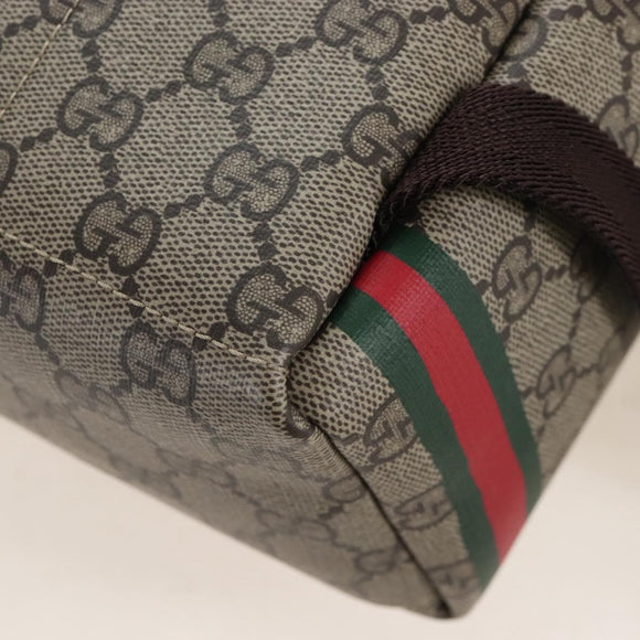 GUCCI GG Supreme Web Sherry Line Children's Lenses Backpack 782708 Auth 210162M