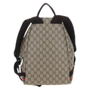 GUCCI GG Supreme Web Sherry Line Children's Lenses Backpack 782708 Auth 210162M-3