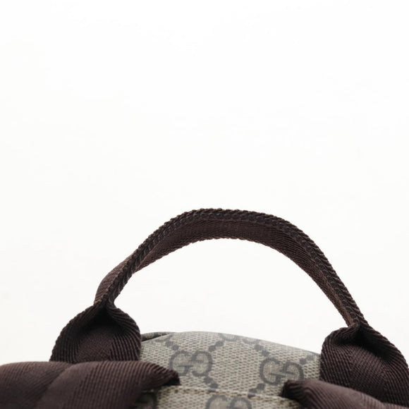 GUCCI GG Supreme Web Sherry Line Children's Lenses Backpack 782708 Auth 210162M