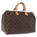 LOUIS VUITTON Monogram Speedy 35 Hand Bag M41524 LV Auth 210164SAV-1
