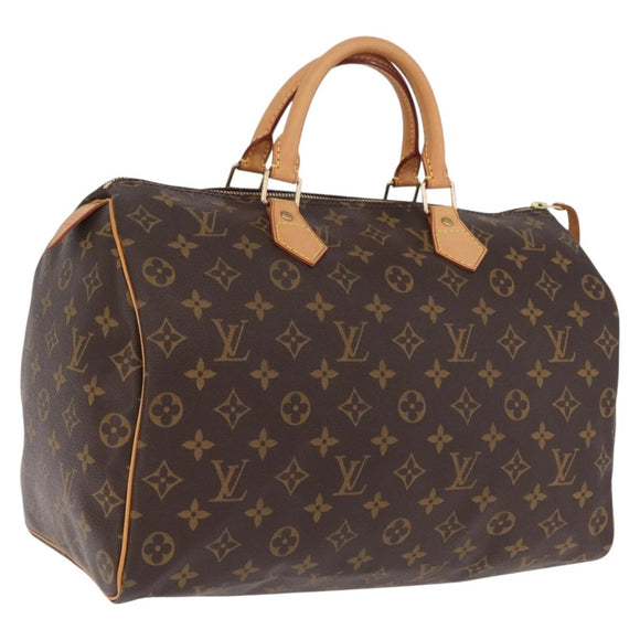 LOUIS VUITTON Monogram Speedy 35 Hand Bag M41524 LV Auth 210164SAV