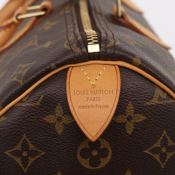 LOUIS VUITTON Monogram Speedy 35 Hand Bag M41524 LV Auth 210164SAV