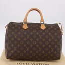 LOUIS VUITTON Monogram Speedy 35 Hand Bag M41524 LV Auth 210164SAV-12