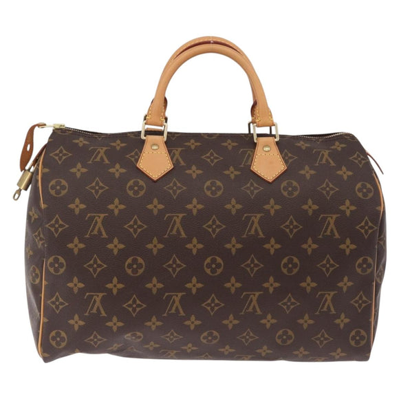 LOUIS VUITTON Monogram Speedy 35 Hand Bag M41524 LV Auth 210164SAV
