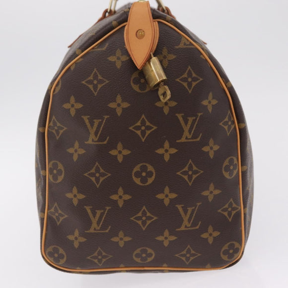 LOUIS VUITTON Monogram Speedy 35 Hand Bag M41524 LV Auth 210164SAV