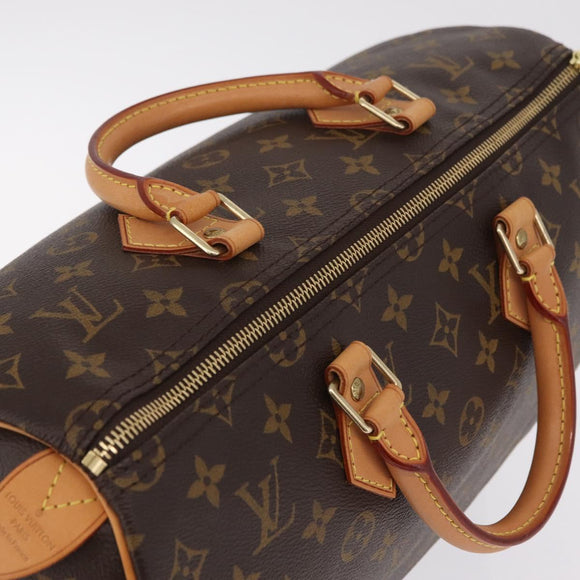 LOUIS VUITTON Monogram Speedy 35 Hand Bag M41524 LV Auth 210164SAV