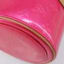 LOUIS VUITTON Monogram Vernis Bedford Bag Fuchsia Pink M91255 LV Auth 210165V-16