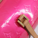 LOUIS VUITTON Monogram Vernis Bedford Bag Fuchsia Pink M91255 LV Auth 210165V-8