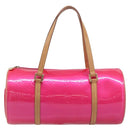 LOUIS VUITTON Monogram Vernis Bedford Bag Fuchsia Pink M91255 LV Auth 210165V-13
