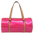 LOUIS VUITTON Monogram Vernis Bedford Bag Fuchsia Pink M91255 LV Auth 210165V-2