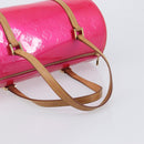 LOUIS VUITTON Monogram Vernis Bedford Bag Fuchsia Pink M91255 LV Auth 210165V-7