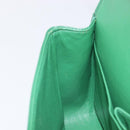 CHANEL Chain Matelasse25 Shoulder Bag Caviar Skin Green Silver CC Auth 210172SAM-28