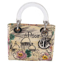 Christian Dior Lady Dior Bag Canvas 2way Osaka2005 19/50 Beige Auth 210177V-2