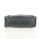 Balenciaga The City Hand Bag Leather 2way Green 115748 Auth 210178V-16