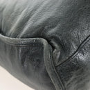 Balenciaga The City Hand Bag Leather 2way Green 115748 Auth 210178V-19
