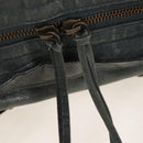 Balenciaga The City Hand Bag Leather 2way Green 115748 Auth 210178V-28