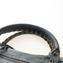 Balenciaga The City Hand Bag Leather 2way Green 115748 Auth 210178V-9